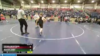 145 lbs 3rd Place Match - Boston Parry, Ridgeline Riverhawks vs Zayden Beckstrom, Wasatch Wrestling Club