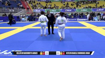 Ketelyn Isabelle Rodrigues Jurad vs Kellen Do Nascimento Arraes 2025 Brasileiro Jiu-Jitsu IBJJF