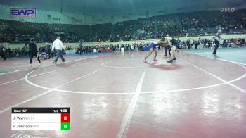 160 lbs Round Of 16 - Jaydin Wynn, Cleveland Public Schools vs Promised Johnson, Bristow