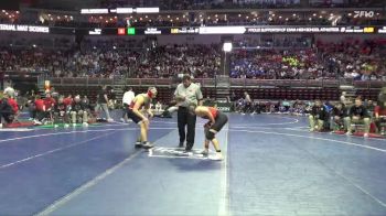 1A-165 lbs Champ. Round 1 - Dawson Allen, East Sac County vs Ryder Meeks, Lisbon