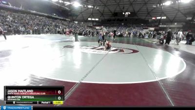 82 lbs Cons. Round 1 - Jason Maitland, White River Hornets Wrestling Club vs Quinton Ortega, Washington