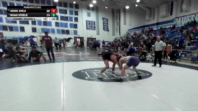 126 lbs Champ. Round 2 - Aiden Avila, Imperial vs Noah Steele, Saint Augustine