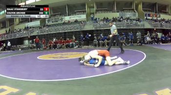 120 lbs Round 3 (4 Team) - Isaac Stansbury, Smith Center HS vs Colton Archer, Bennington