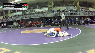 120 lbs Round 3 (4 Team) - Isaac Stansbury, Smith Center HS vs Colton Archer, Bennington