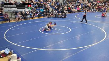 138 lbs Cons. Round 1 - Nicolas Russell, Falconer vs Brendin Diebel, Gowanda