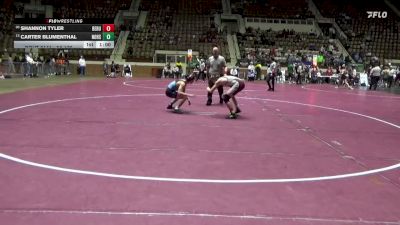 6A 138 lbs Cons. Round 2 - Shannon Tyler, Benjamin Russell vs Carter Blumenthal, Northridge High School