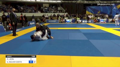 RAMIRO LEON vs GABRIEL AGUIAR COSTA 2021 World Jiu-Jitsu IBJJF Championship