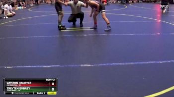 75 lbs Quarterfinal - Weston Handtke, Camdenton vs Treyten Embrey, Team Owls