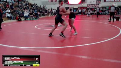 189 lbs Semifinal - Aidan Mattison, Marshall vs Jaxon Bartkowicz, Holdingford