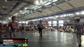 126 lbs Semis & 3rd Wb (16 Team) - Chase Creque, Ground Zero WC vs Westley Hyatt, BRAWL Black