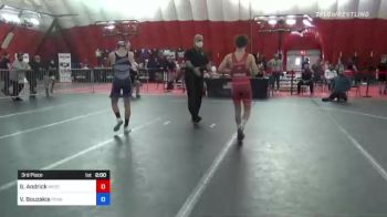 57 kg 3rd Place - Gunner Andrick, West Virginia vs Vince Bouzakis, Pennsylvania