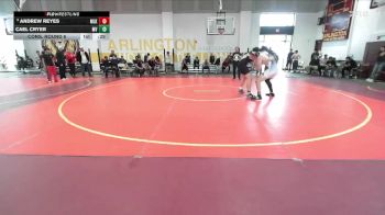 190 lbs Cons. Round 6 - Cael Cryer, Moreno Valley vs Andrew Reyes, King, Martin Luther