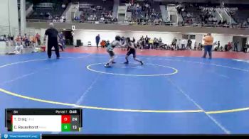 84 lbs Placement (4 Team) - Tyler Craig, LPGE/B Wolves vs Colsen Rauenhorst, Maple River/United South Central