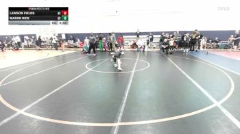 70 lbs Round Of 16 - Lawson Fields, NC vs Mason Rice, OH