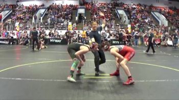 158 lbs Cons. Round 5 - Max Riney, Grosse Ile WC vs Jameson Beebe-Hendrickson, Pine River Youth WC