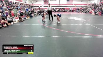 75-80 lbs Quarterfinal - Christian Hicks, Titan Wrestling Institute vs Daxton Magruder, Odessa Youth Wrestling