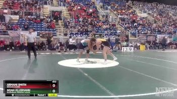 220 lbs Quarterfinal - Noah Klusmann, Ellendale-Edgeley-Kulm vs Armani Smith, Beulah-Hazen