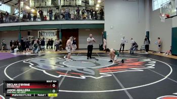 144 lbs Champ. Round 2 - Declan O`Byrne, Malvern Prep vs Jason Aballera, John Paul The Great