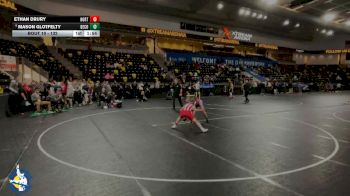 132 lbs Prelim - Ethan Drury, Hortonville vs Mason Glotfelty, Decorah