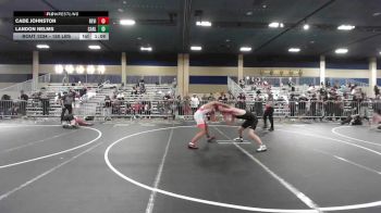 150 lbs Quarterfinal - Cade Johnston, Revival School Of Wrestling vs Landon Nelms, Carlsbad HS