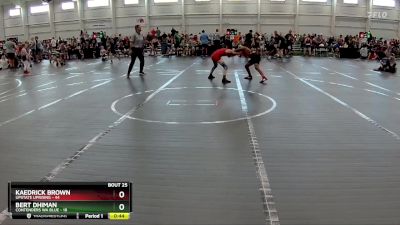 88 lbs Round 7 (8 Team) - Kaedrick Brown, Upstate Uprising vs Bert Dhiman, Contenders WA Blue