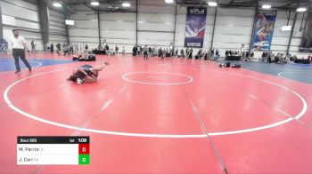 100 lbs Quarterfinal - Mason Parria, LA vs Jacob Carr, PA