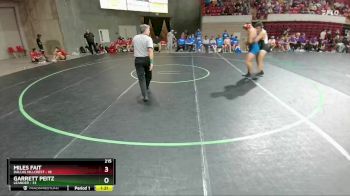 215 lbs Quarters & 1st Wb (16 Team) - Miles Fait, Dallas Hillcrest vs Garrett Peitz, Leander