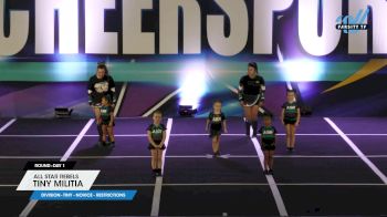 All Star Rebels - Tiny Militia [2024 L1 Tiny - Novice - Restrictions DAY 1] 2024 CHEERSPORT Oaks Classic