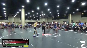 138 lbs 2nd Wrestleback (32 Team) - Karter Watson, Assassins Blue vs Maeson Johnston, PWC