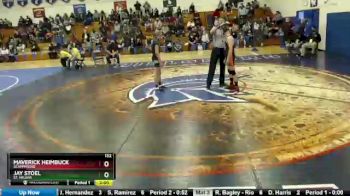 132 lbs Quarterfinal - Maverick Heimbuck, Scapppoose vs Jay Stoel, St. Helens