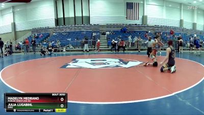 93-97 lbs Round 1 - Madelyn Medrano, Purler Wrestling Inc vs Julia Lugabihl, Ohio