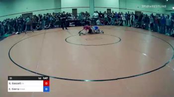 51 lbs Semis - Bo Bassett, Pennsylvania vs Edwin Sierra, Poway Wrestling
