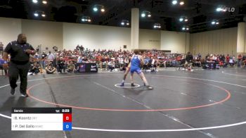 55 kg Semis - Brady Koontz, Dubuque RTC/ TMWC vs Peter Del Gallo, South Side Wrestling Club