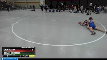 144 lbs Cons. Round 9 - Jack DeSena, Spartan RTC@LHP vs Edwyn Schroeder, Aviators Wrestling