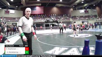 Cons. Round 2 - Angela Mackelprang, Canyon View vs Andelynn Stephensen, Juab