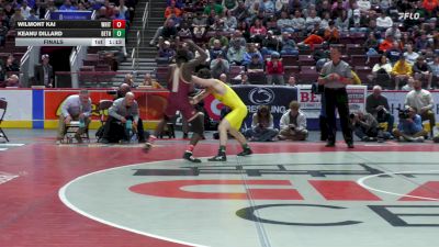 133 lbs Final - Wilmont Kai, Whitehall vs Keanu Dillard, Bethlehem Catholic