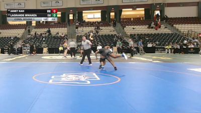 170 lbs Cons. Round 1 - Janet Kah, Wheaton vs LaGrande Mwanza, Fairmont Heights