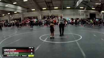 60 lbs Round 2 - Logan Martin, Fort Hill Mat Club vs Teron Matthews, Baltimore Wrestling Club