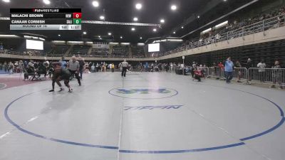 130 lbs Round Of 16 - Malachi Brown, New Castle vs Canaan Cornish, Salisbury