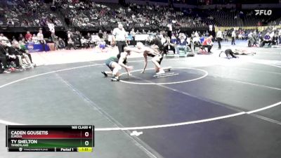 165 Class 4 lbs Quarterfinal - Caden Gousetis, Eureka vs Ty Shelton, Timberland