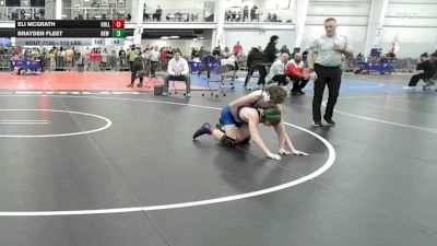 112 lbs Consi Of 32 #2 - Eli McGrath, Hollis Brookline vs Brayden Fleet, New Milford