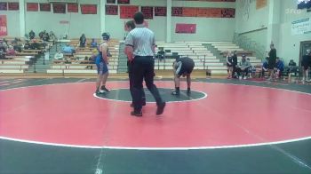 215 lbs Round 2 (6 Team) - Xavier Brathcer, Wathena-Riverside HS vs Chandler Scott, Pomona-West Franklin HS