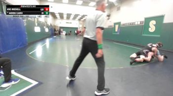 157 lbs Cons. Round 4 - Joe Iredell, Carlsbad vs Aiden Caro, Rancho Bernardo