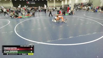 96 lbs Cons. Round 3 - Hugo Hughes, Big Game Wrestling Club vs Tyson Rivard, McHenry Wrestling Club