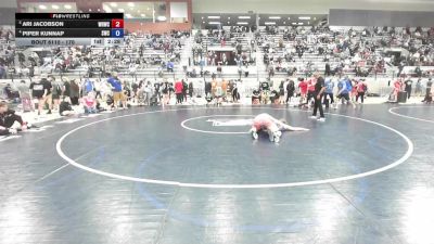 170 lbs Quarters - Ari Jacobson, Wrestling Rhinos Wrestling Club vs PIPER KUNNAP, Steelclaw Wrestling Club