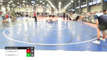 220 lbs Round Of 64 - Brody Cuppernell, Patton Trained Blue vs Brodie Daugherty, Off The Hook - Red