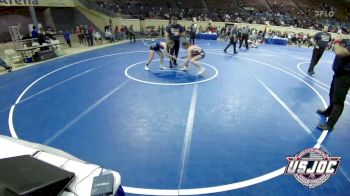 110 lbs 3rd Place - Emily Beckley, Team Tulsa Wrestling Club vs Tessa Urias, ReZults Wrestling