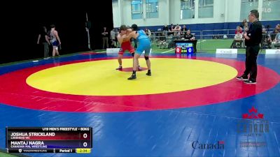 80kg Cons. Round 3 - Joshua Strickland, Lakehead WC vs Mantaj Nagra, Canadian Mal Wrestling