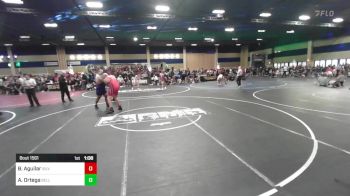 285 lbs Round Of 32 - Brody Aguilar, Silverback WC vs Anthony Ortega, Bell HS