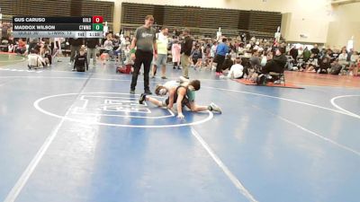 81 lbs Rr Rnd 7 - Gus Caruso, All I See Is Gold Academy - ESE vs Maddox Wilson, CT Whale Orca - ESE